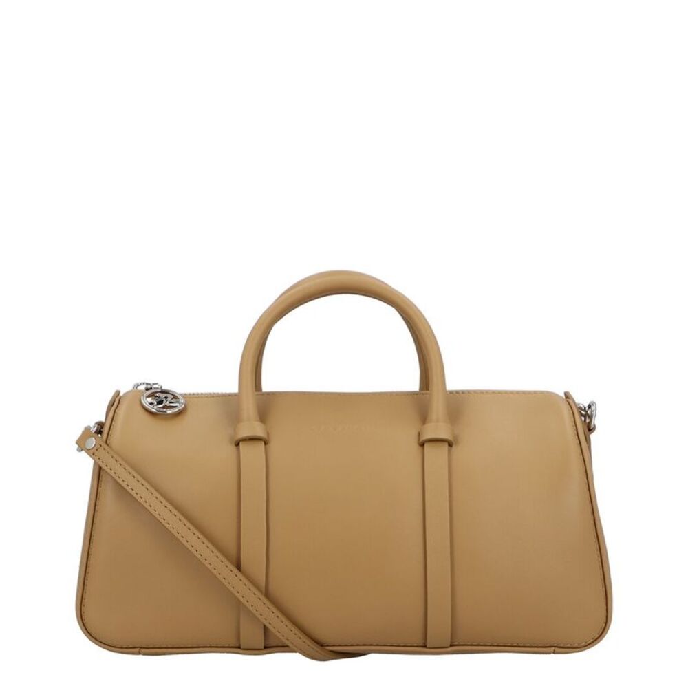 Longchamp Daylong Medium Leather Handbag, Brown